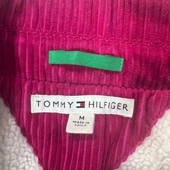 Vintage TOMMY HILFIGER Pink Corduroy Jacket - Picture 2 of 9